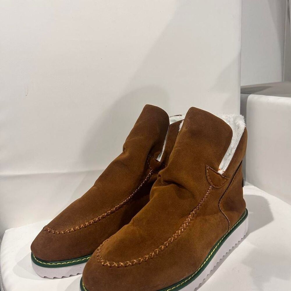 Women's Brown and Tan Boots
